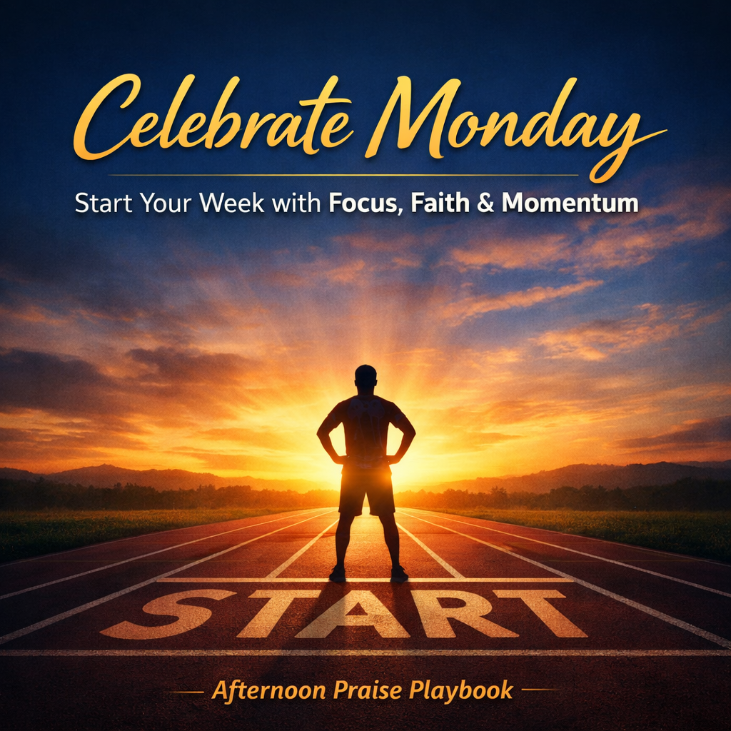 Afternoon Praise Motivation Monday. Celebrate Monday not dread it.