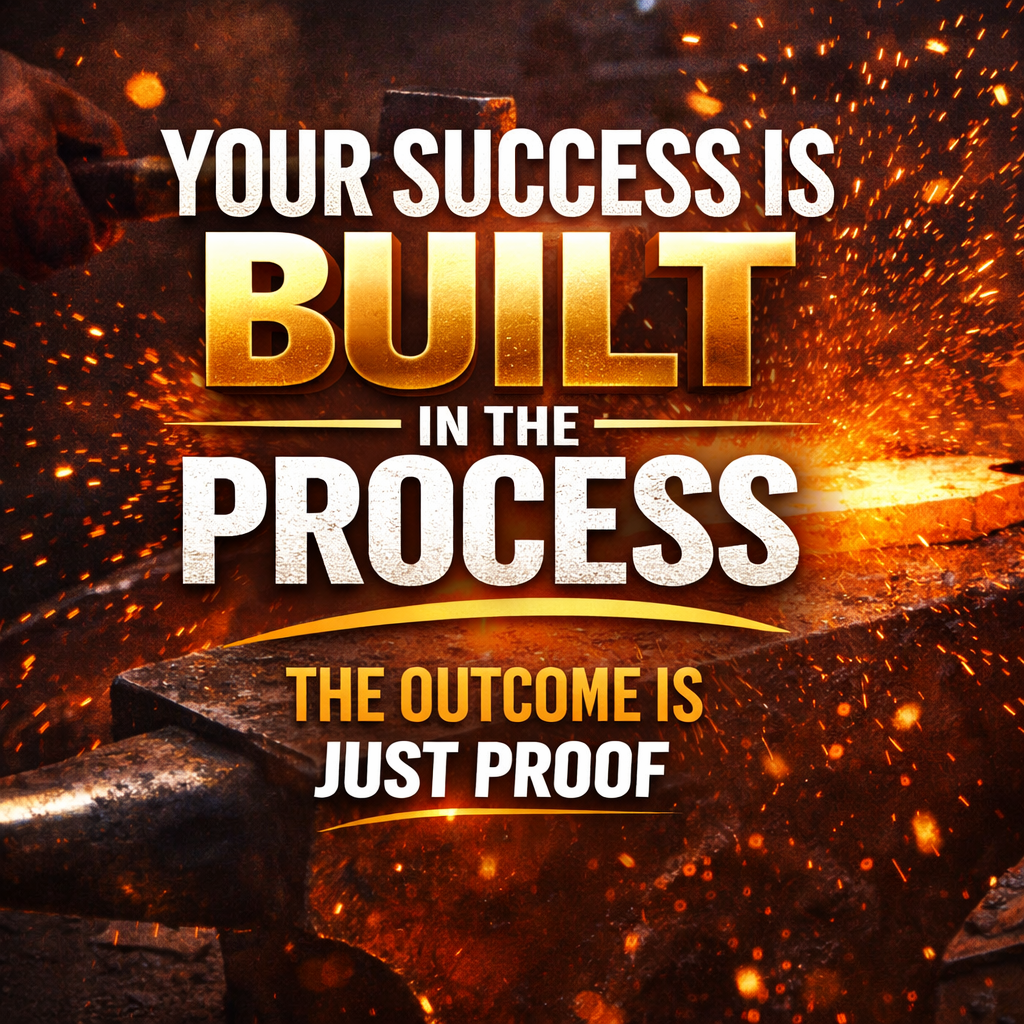 Build A Brand Wednesday Your Success Is Built in the Process, The Outcome Is Just Proof