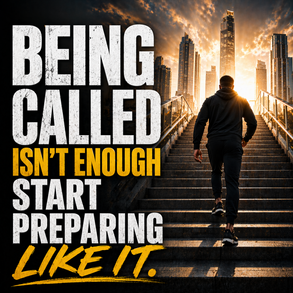 MOTIVATION MONDAY Being Called Isn’t Enough, Start Preparing Like It