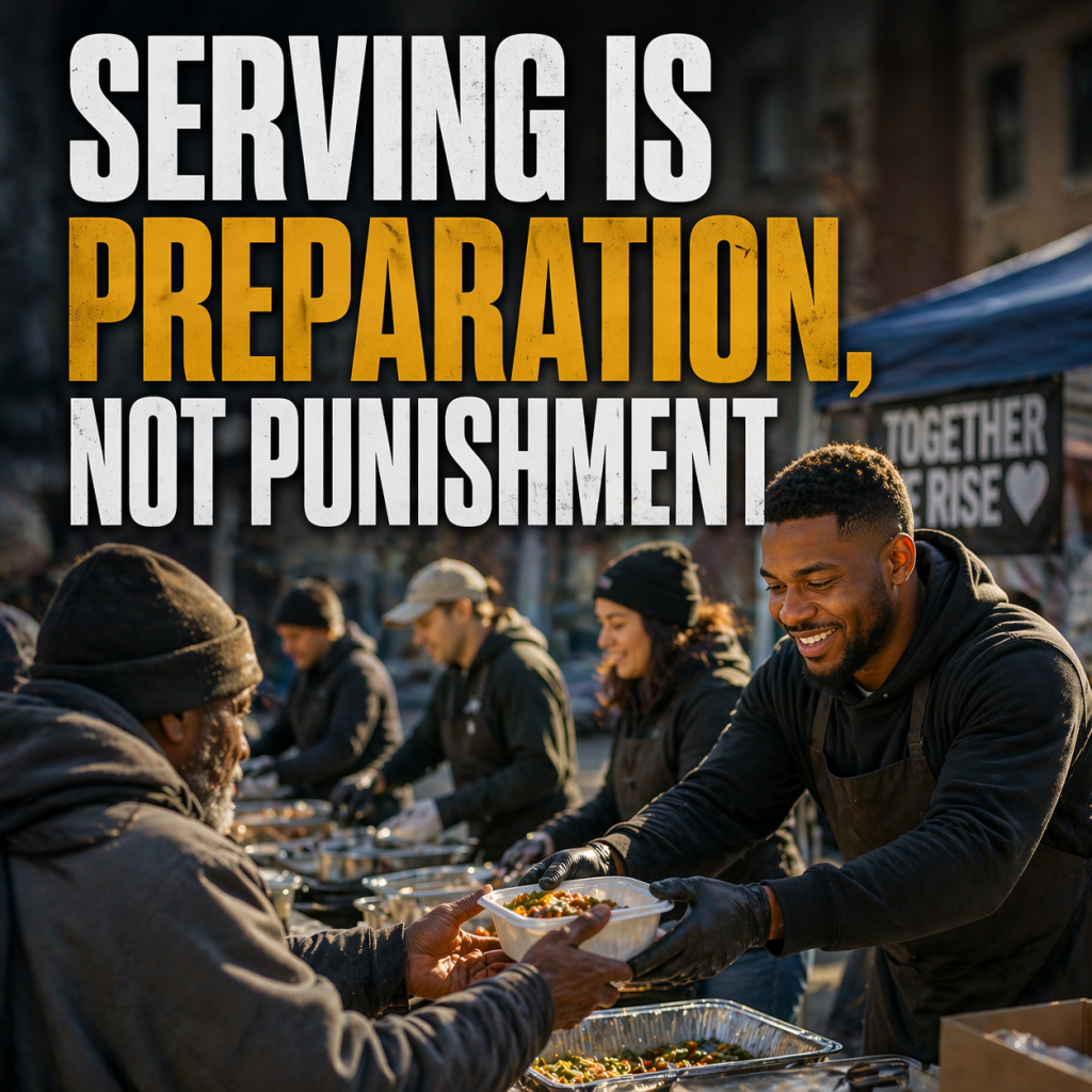 THRIVE THURSDAY Serving Is Preparation, Not Punishment
