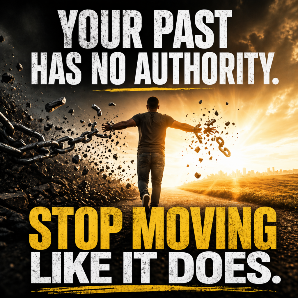 FEARLESS FAITH FRIDAY Your Past Has No Authority. Stop Moving Like It Does