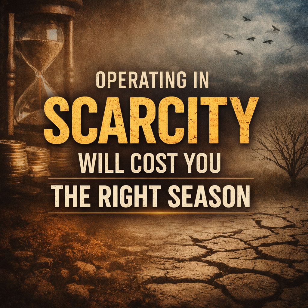 Fearless Faith Friday operating-in-scarcity-will-cost-you-the-right-season