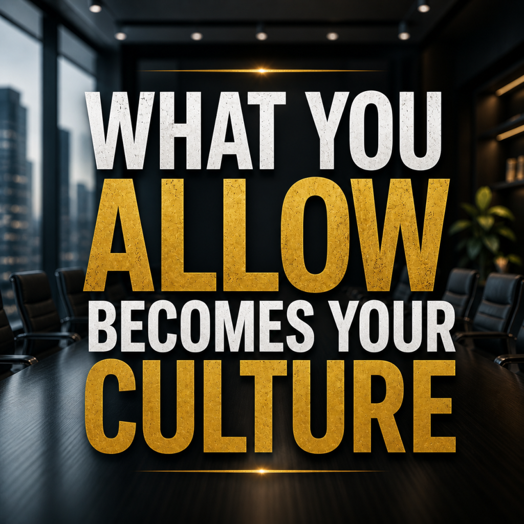 Motivation Monday What You Allow Becomes Your Culture
