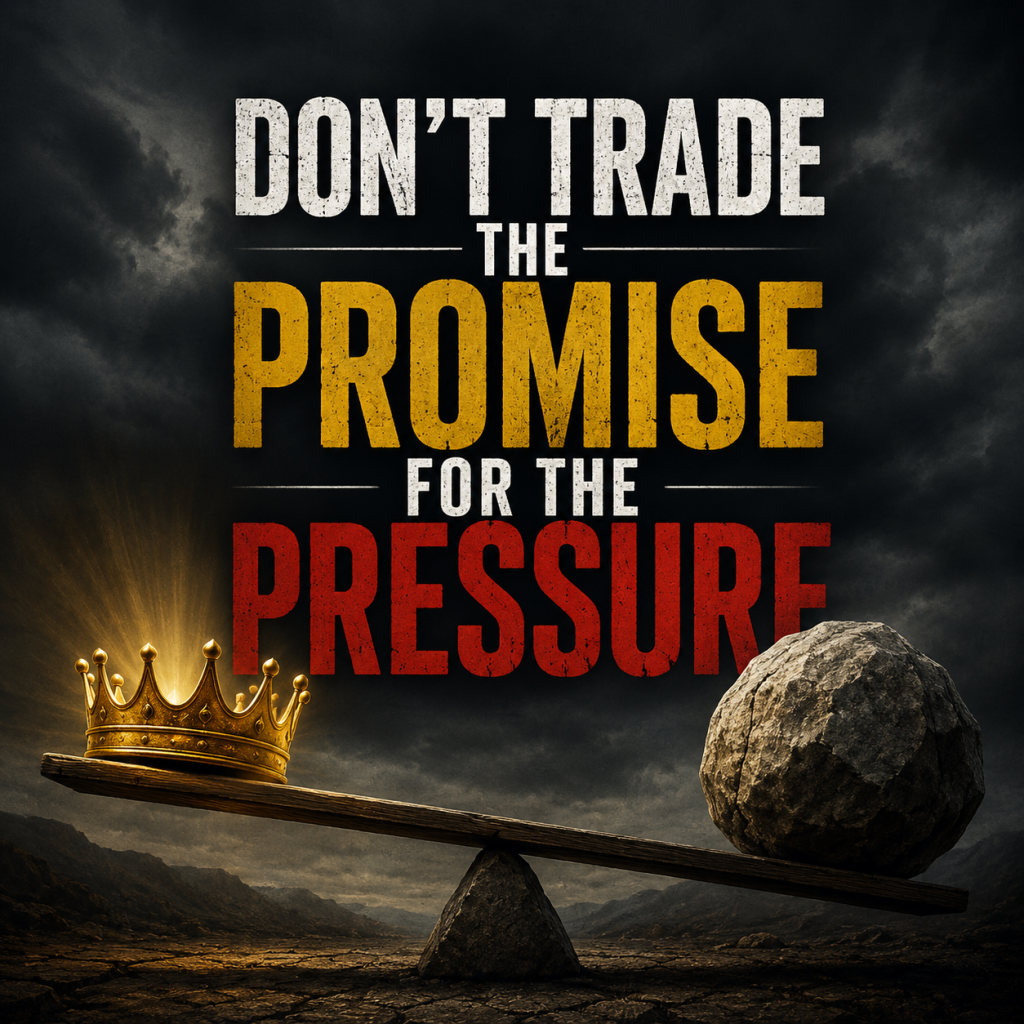 FEARLESS FAITH FRIDAY DON'T TRADE THE PROMISE FOR THE PRESSURE
