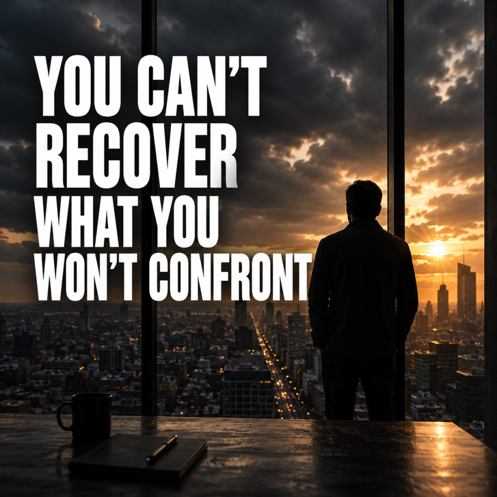 MOTIVATION MONDAY You Can't Recover What You Won't Confront